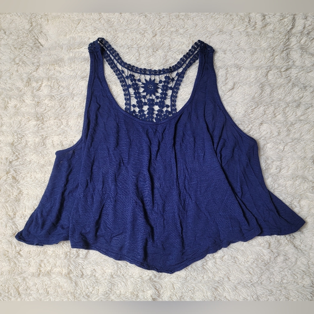 Crop top flowy blouse size S